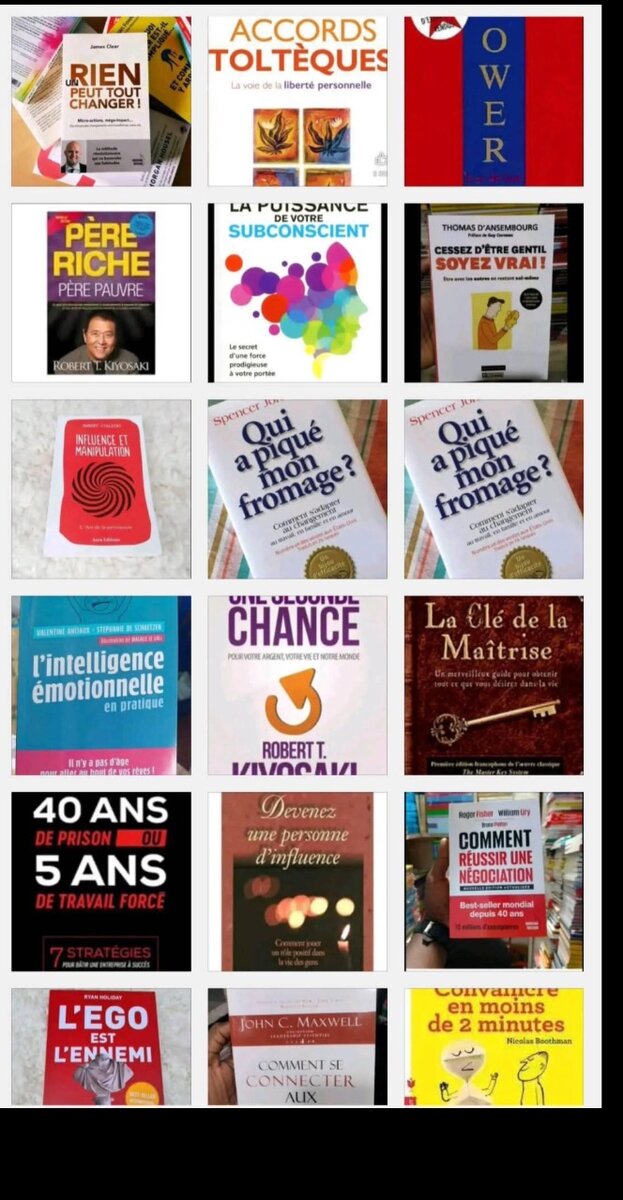 Lot de Livres de Développement Personnel