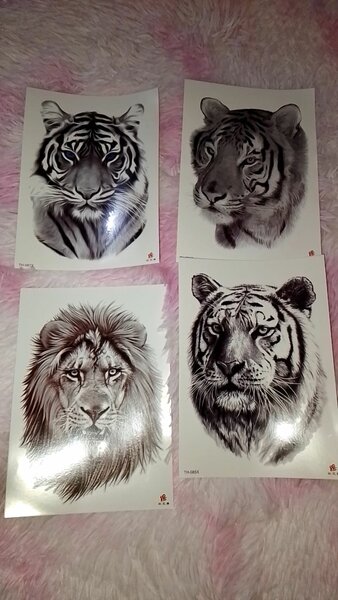 Tatouages temporaires animaux