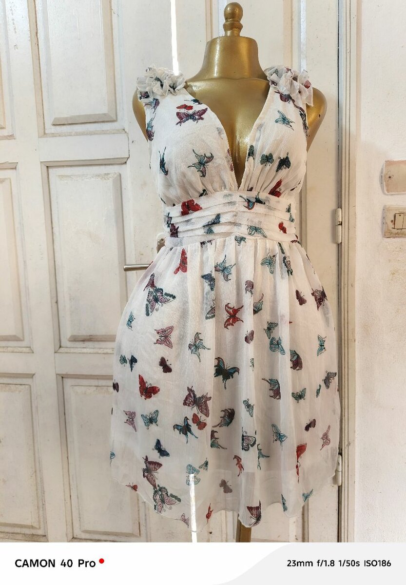 Robe d'été papillons femme