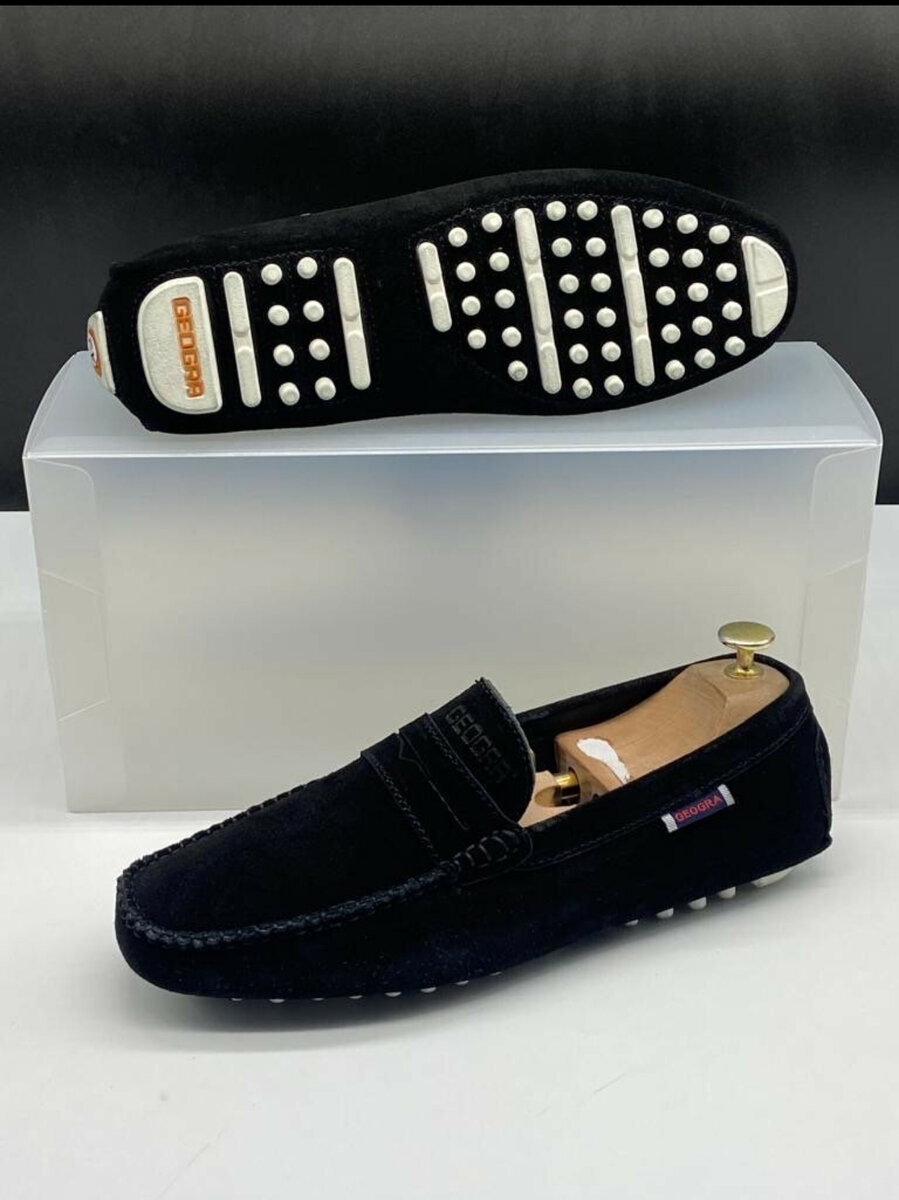 Mocassins en daim pour hommes