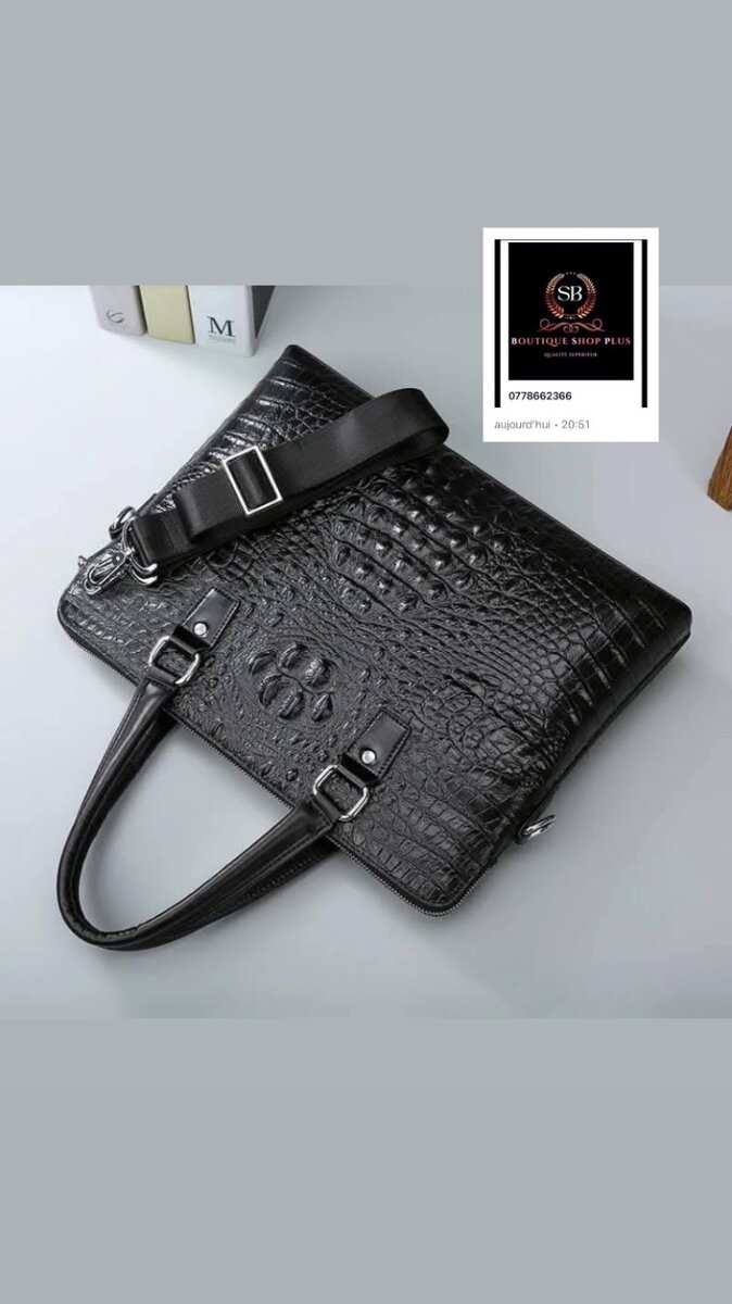 Sacoche en cuir homme élégante