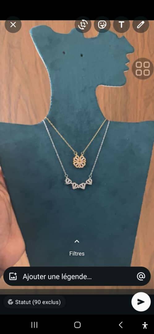 Chaîne femme personnalisé