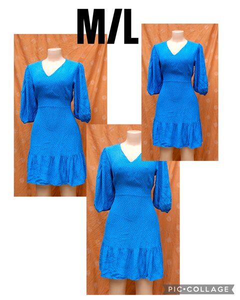 Robe bleue élégante