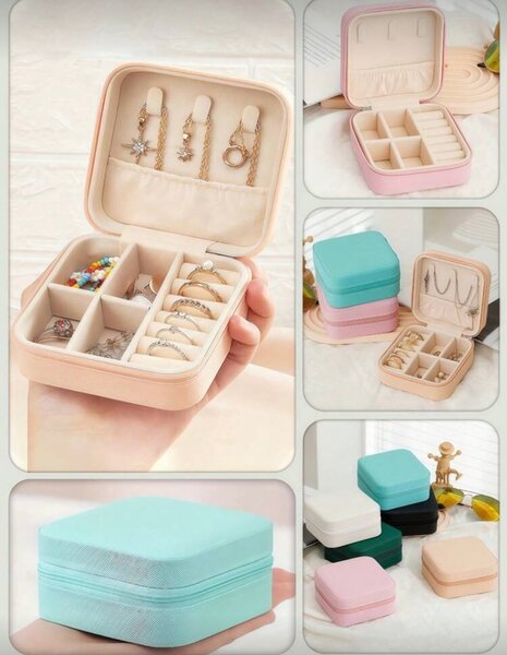 Boîte à bijoux portable
