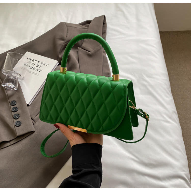 beautiful handbag green