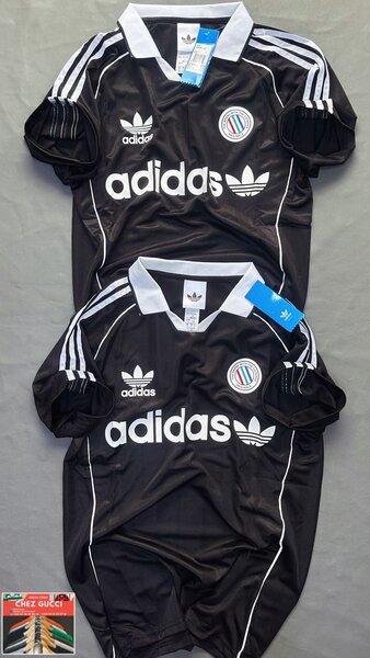 Maillot Adidas rétro vert & noir