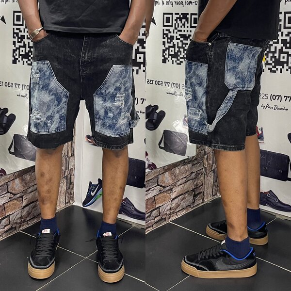 Bermudas en denim stylées