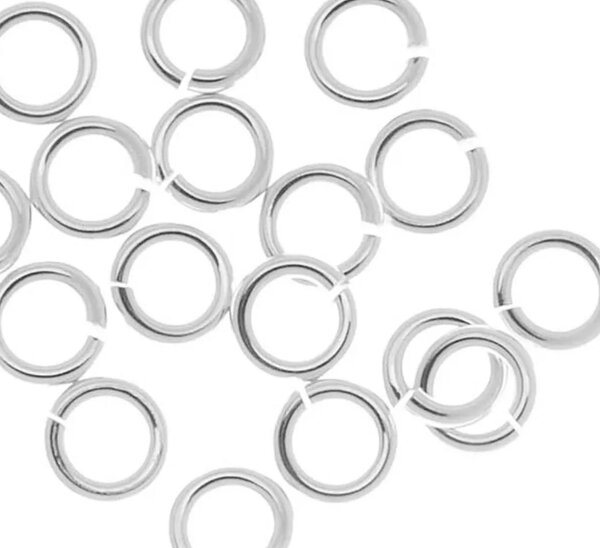 100 Pieces- Silver/Golden Jewellery Sets Making Jumping Circles/Jewelry Jump Rings Round