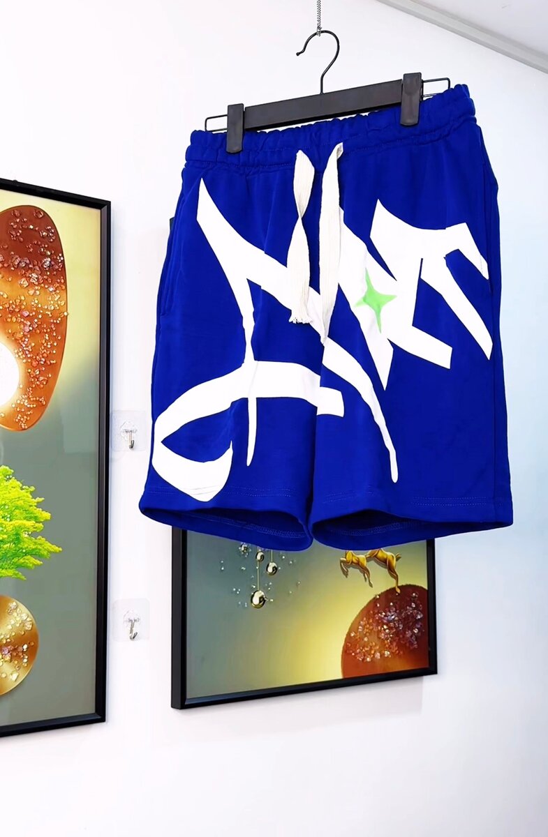 Shorts de sport bleus