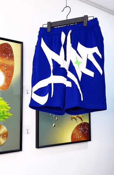 Shorts de sport bleus