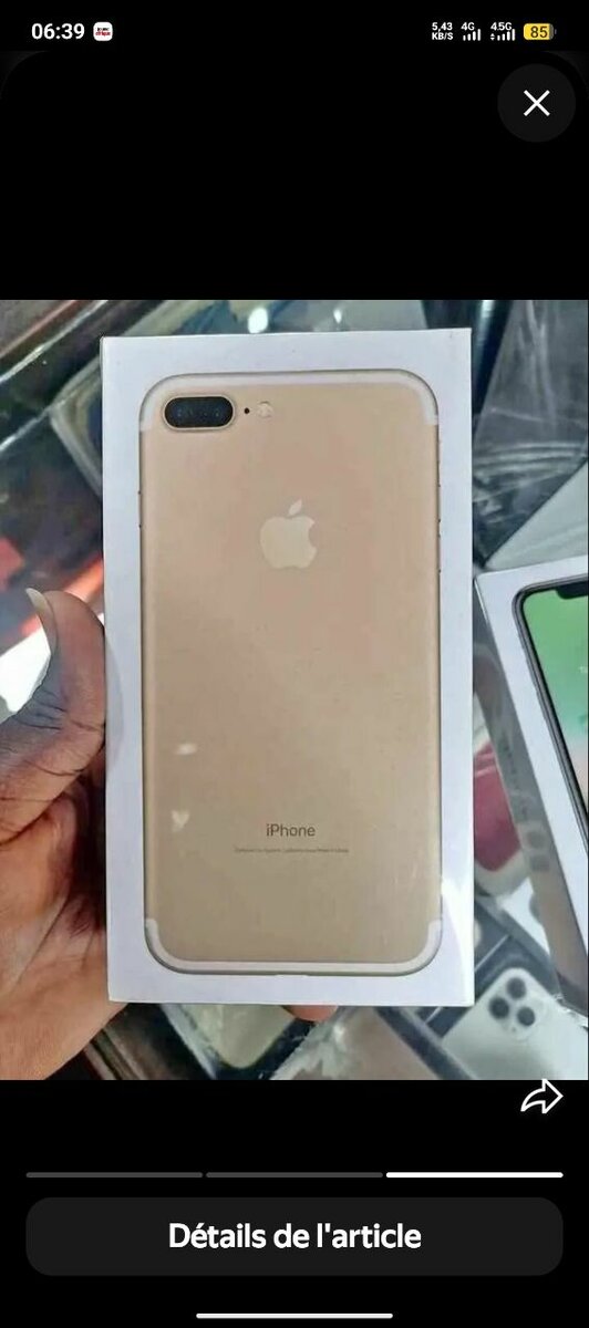 iPhone 8 Plus Or Rose 256 Go