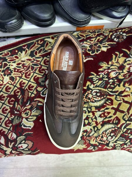 кожаные кеды