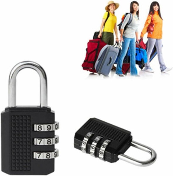 Cadenas à Combinaison Noir