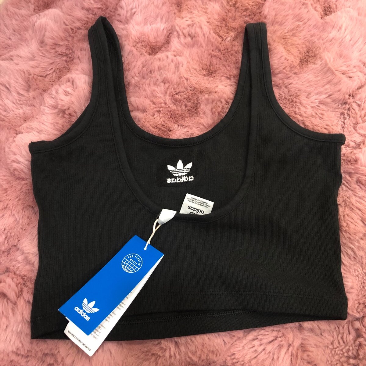 Top court en coton Adidas