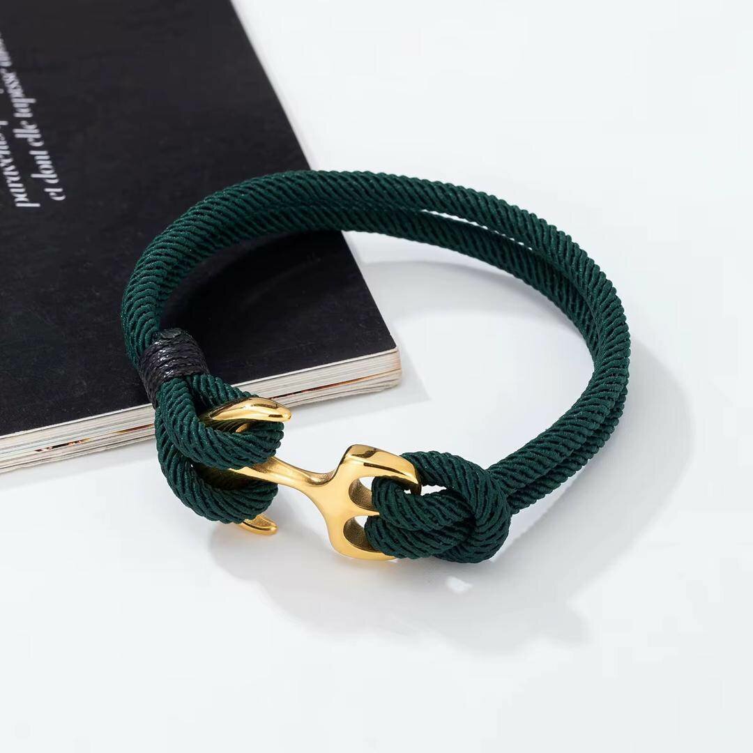 Bracelet ancre marine