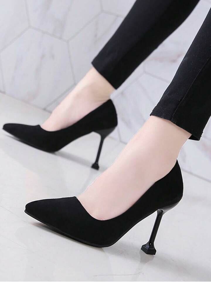 Ladies women high heels footwear pump