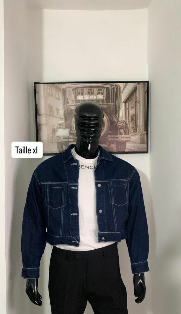 Surchemise en jean pour homme
