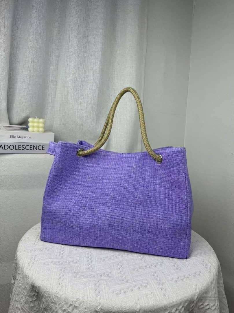 Sac à main en toile colorée