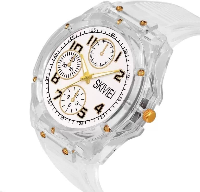 Transparent Analog watch for boys