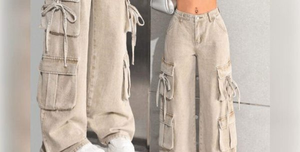 Pantalon cargo femme tendance