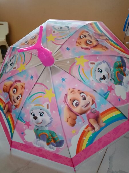 Parapluie magique enfant rose