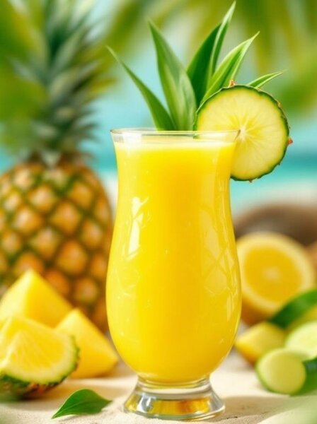 Fresh pineapple juice