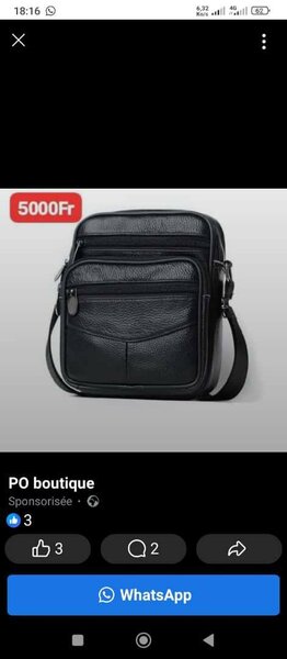 Sac Bandoulière Homme Élégant