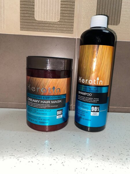 Shampooing & masque à la kératine