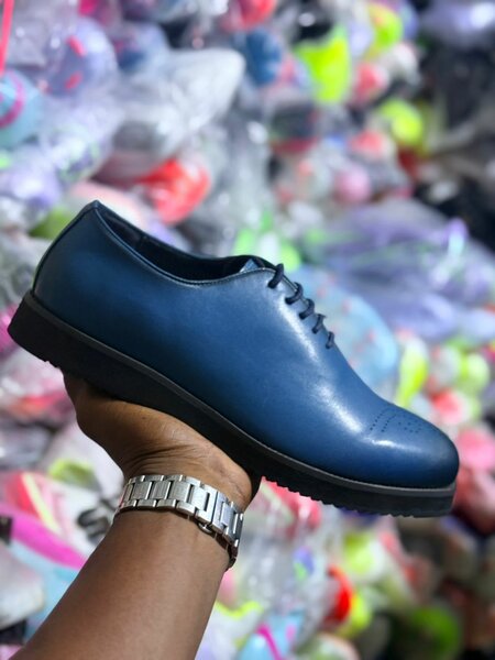 Chaussures Homme Cuir Bleu