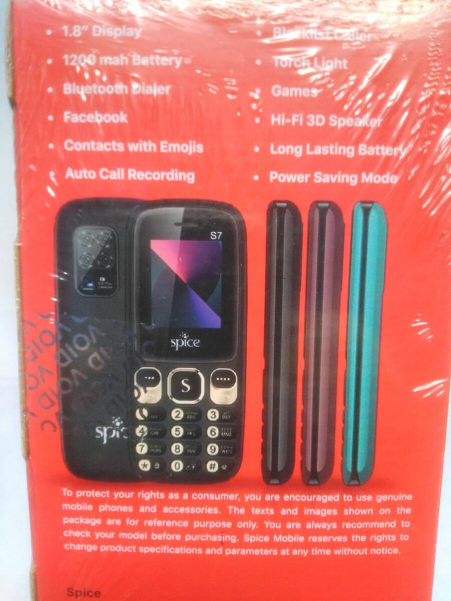 #_Spice #_S7 #_Mobile_Phone