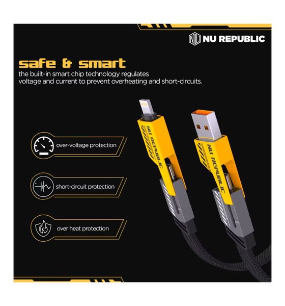 Universal 4in1 charging cable