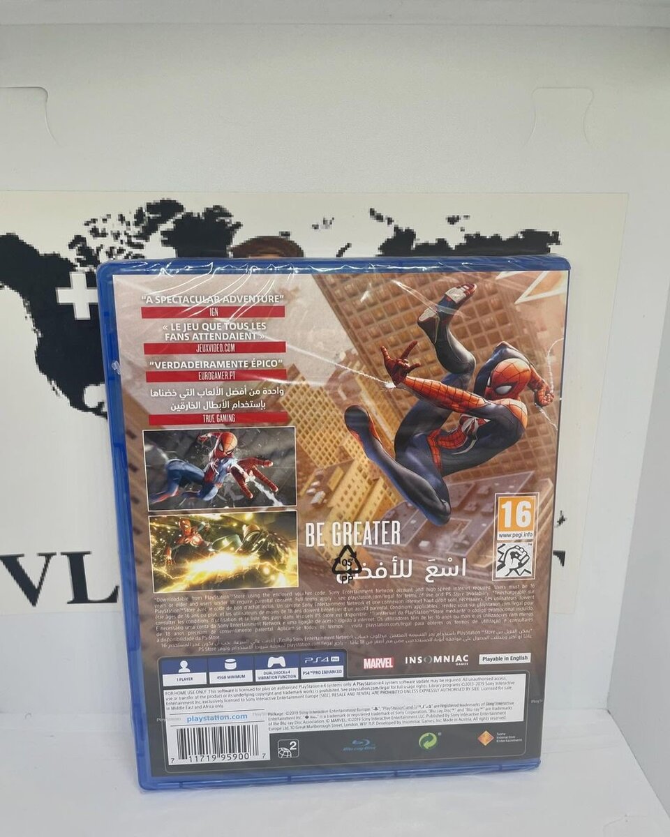 Cd ps4 Marvel Spider-Man