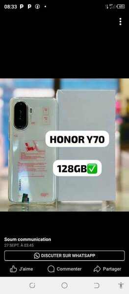 Smartphone Honor Y70 128GB