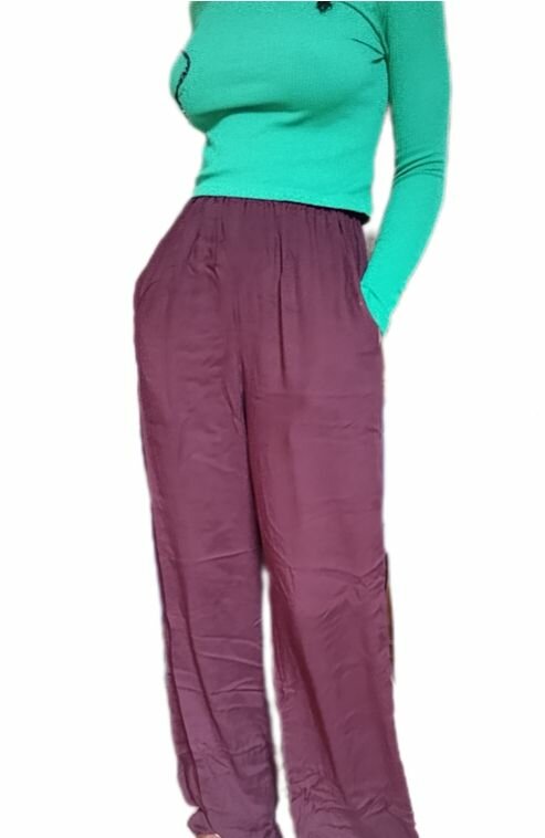 Pantalon large femme élégant