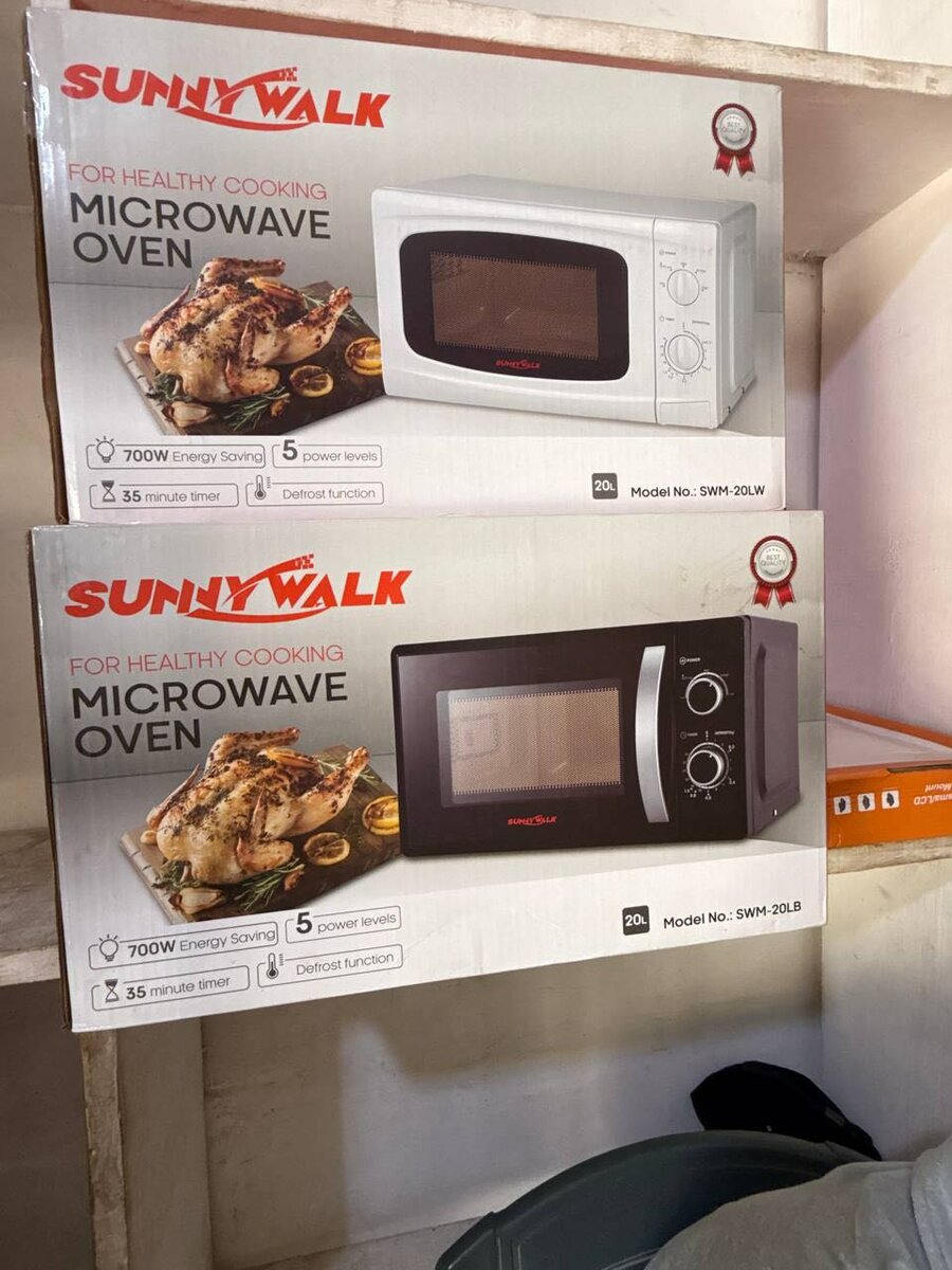 Strong Sunny Walk 20L Black Microwave Oven