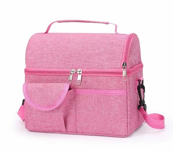 Sac boîte à lunch rose