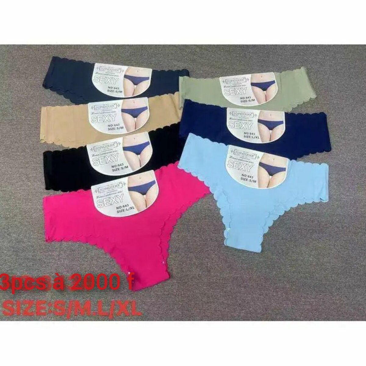 3 Culottes invisibles