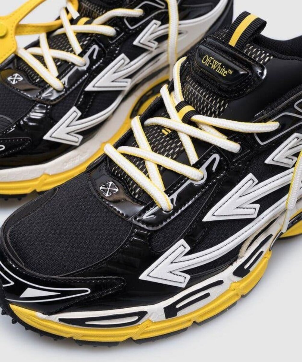 Off White noir jaune