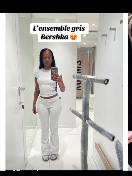 Ensemble gris confortable