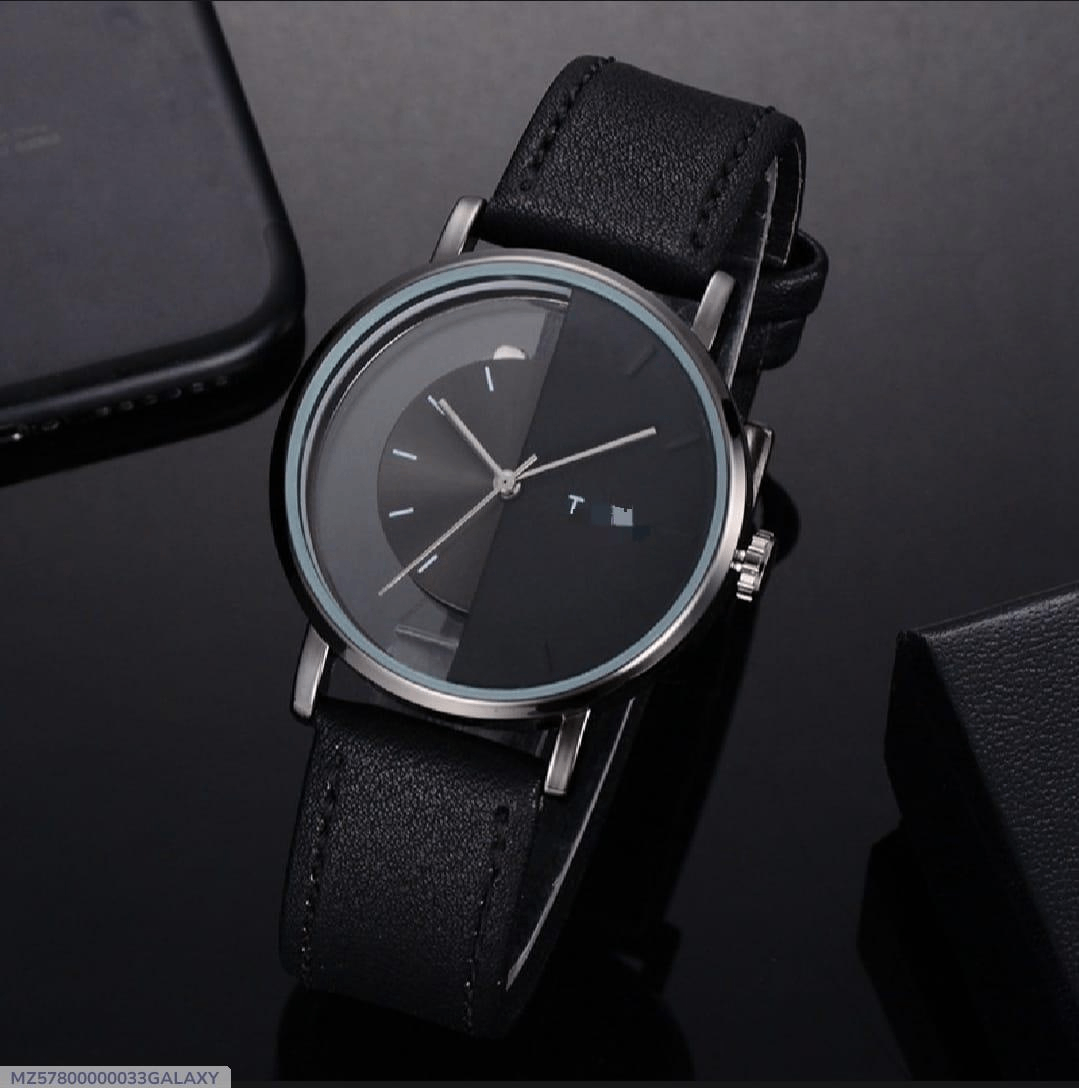 Material: Leather   Gender: Men's   Watch Case Shape: R