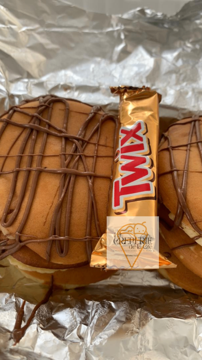 Pack de 5 pancakes au nutella