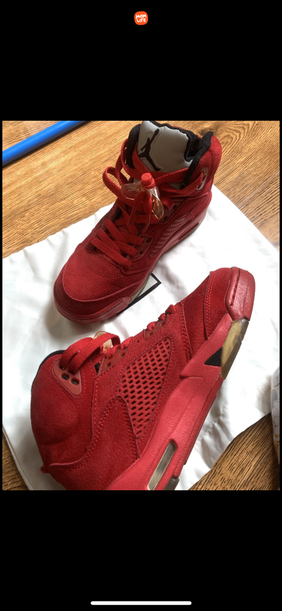 Nike Air Jordan V 5 Red Suede