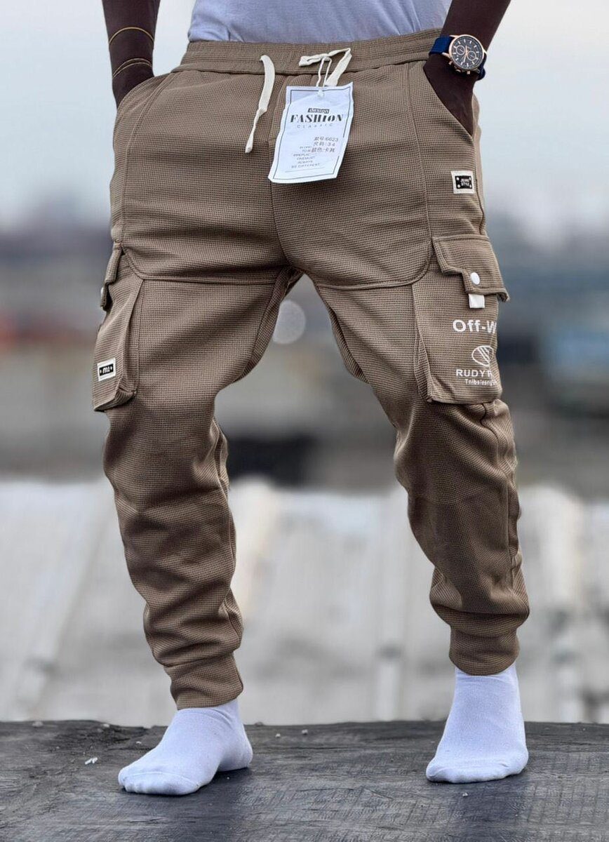 Pantalons cargo tendance homme