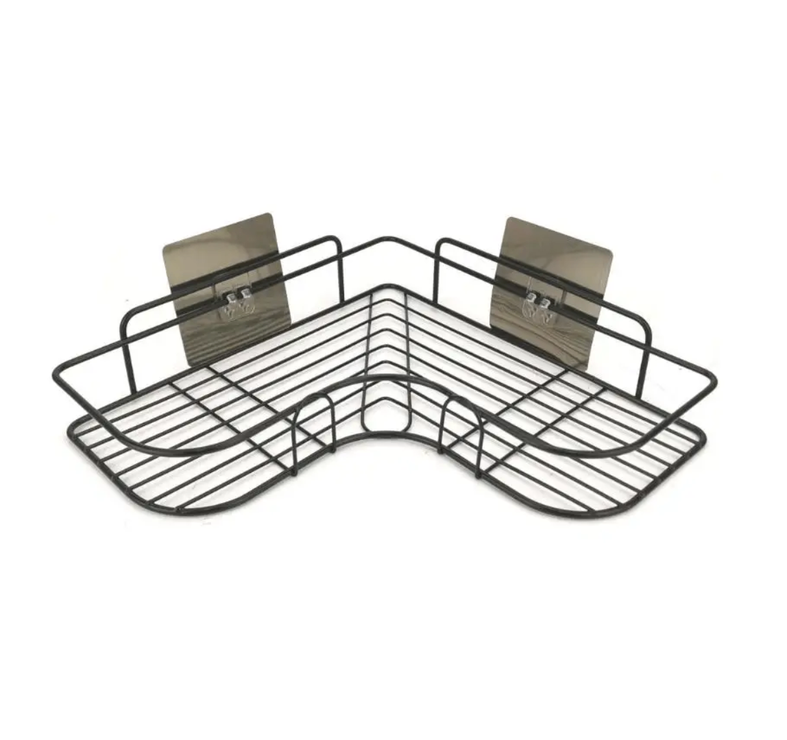 Étagère d'angle murale salle de bain