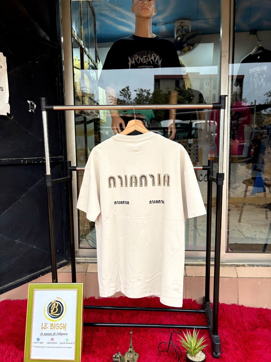 T-shirt unisexe minimaliste