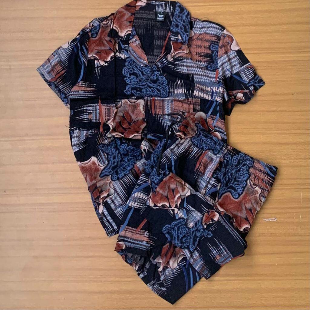 Fashion top and down shorts