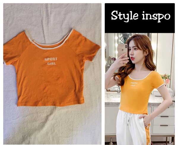 Salaula crop tops and tops