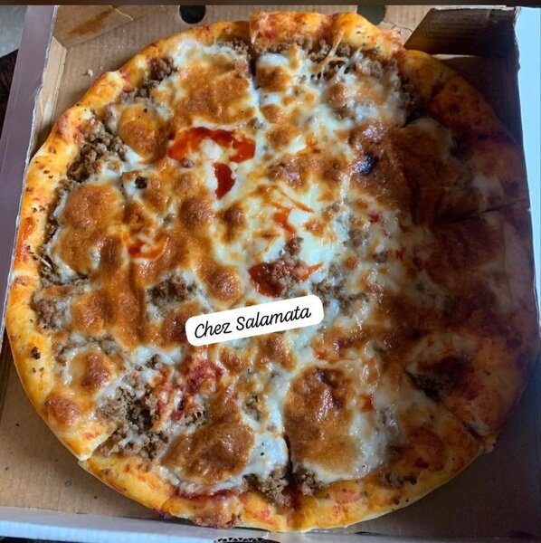 Pizza bolognaise Chez Salamata