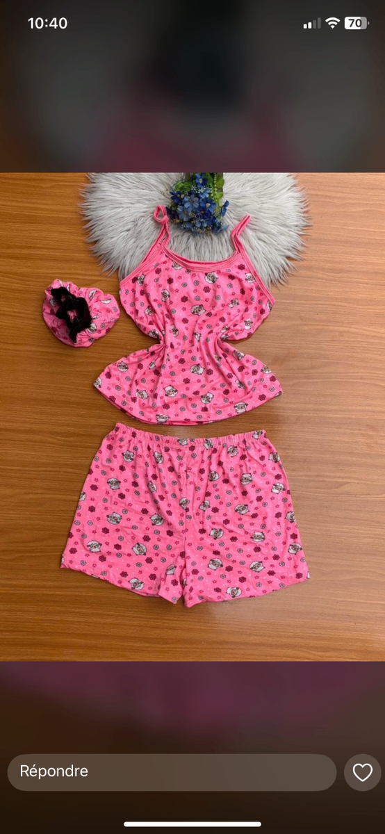 Ensemble Pyjama Femme Coloré