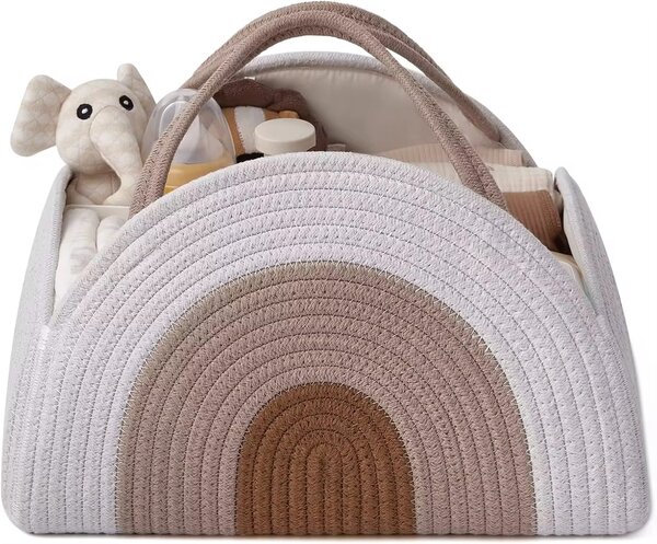 Panier de rangement bébé arc-en-ciel